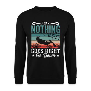 Apnée Apnée Plongée Cadeau d’apnée - Sweat-shirt Unisexe - noir - Devant - Alina (178cm) & Michal (187cm)