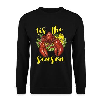 Krebssaison Krebse kochen Hummer - Unisex Pullover - Schwarz - Vorne - Alina (178cm) & Michal (187cm)