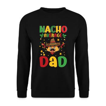 Nacho Papa Cinco De Mayo Chili Mexican Papa - Unisex Sweatshirt - black - Front - Alina (178cm) & Michal (187cm)