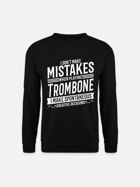 Trombonist Musical Instrument Music Trombonist - Unisex Sweatshirt - black
