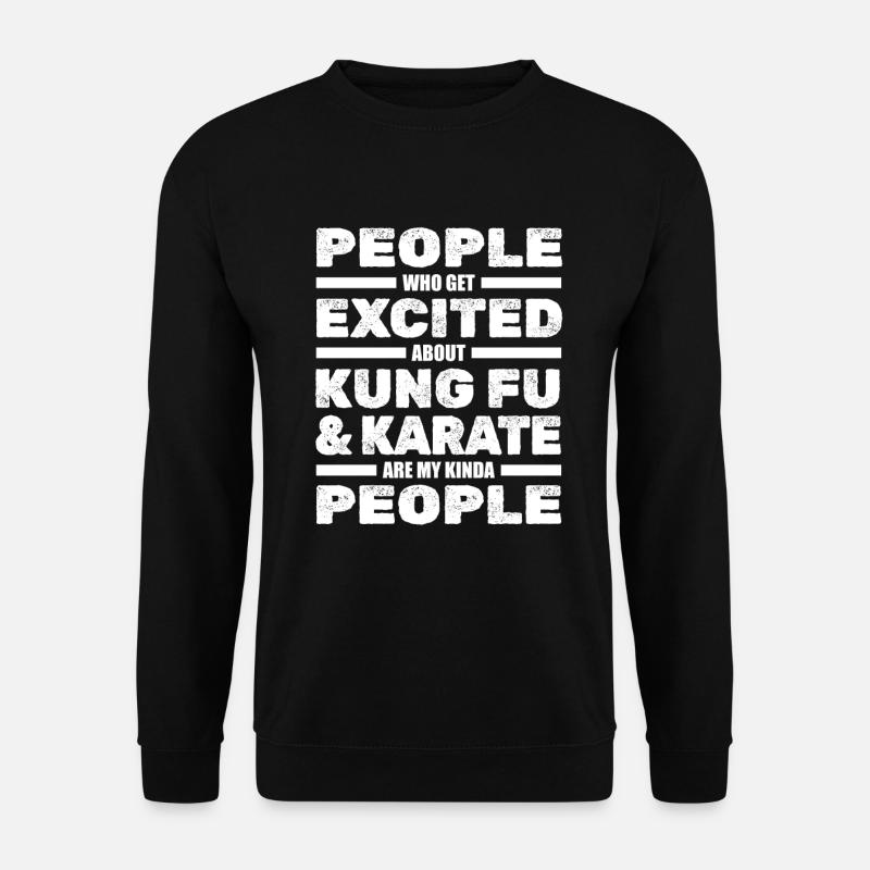Kung Fu Karate - Unisex Pullover - Schwarz