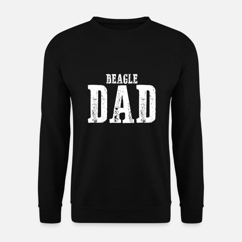 Beagle Papa - Sweat-shirt Unisexe - noir