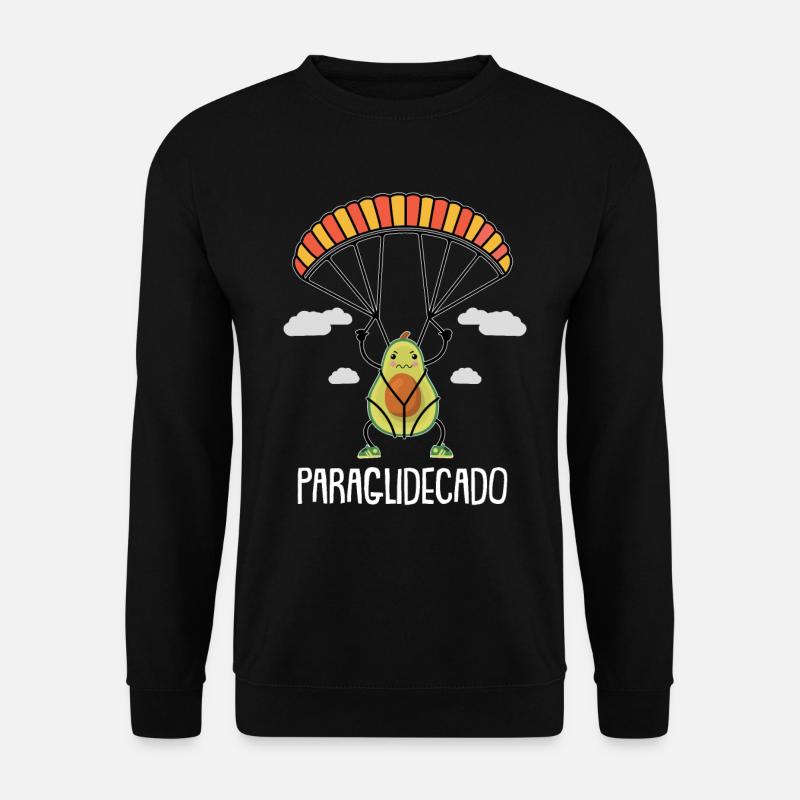 Paragleiter Gleitschirmfliegen Paragleiten - Unisex Pullover - Schwarz