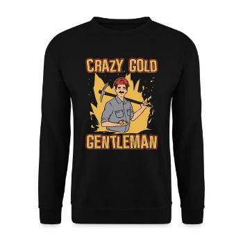 Gold Mining Gold Mine - Unisex Sweatshirt - black - Front - Alina (178cm) & Michal (187cm)