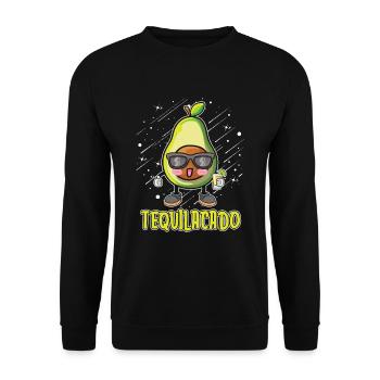 tequila - Unisex Sweatshirt - black - Front - Alina (178cm) & Michal (187cm)