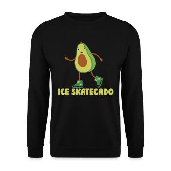 Patinage sur glace Patinage artistique Patinage sur glace - Sweat-shirt Unisexe - noir - Devant - Alina (178cm) & Michal (187cm)