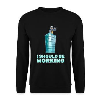 Électricien Ingénieur électricien Technicien en électronique - Sweat-shirt Unisexe - noir - Devant - Alina (178cm) & Michal (187cm)
