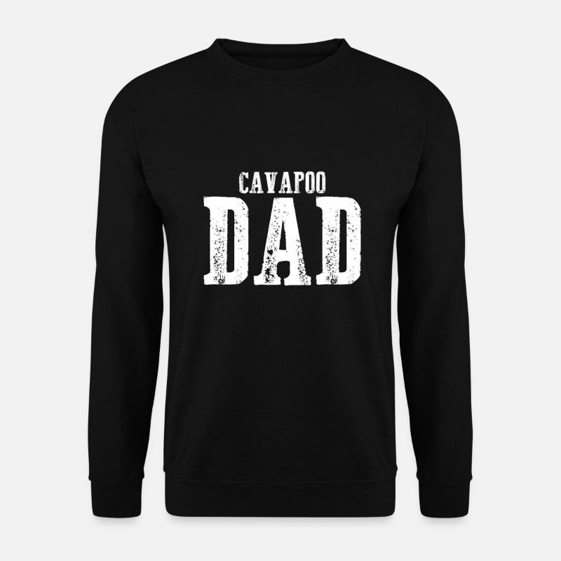 Cavapoo Dad - Unisex Pullover - Schwarz