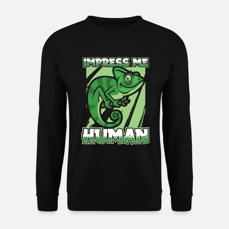 Chameleon Chamäleon - Unisex Sweatshirt - black