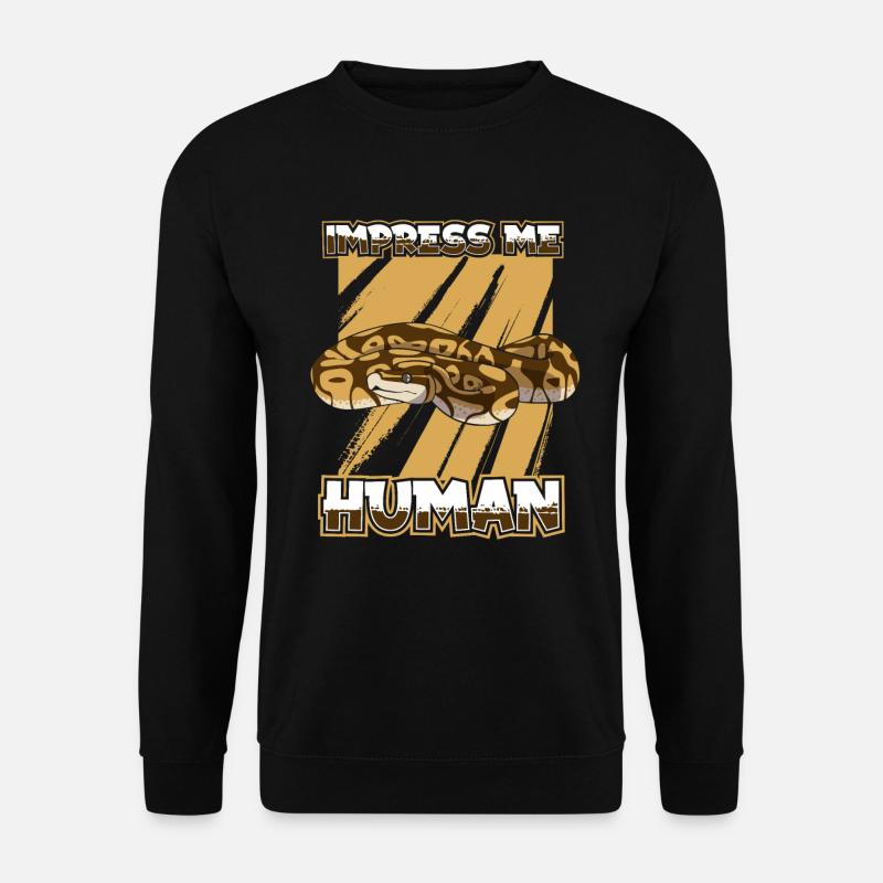 Boa Constrictor Schlange - Unisex Pullover - Schwarz