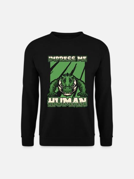 Crocodile Alligator - Sweat-shirt Unisexe - noir
