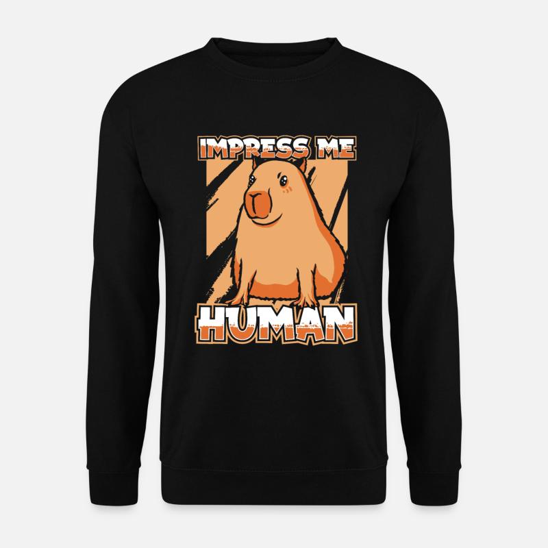 Capybara capybara rodent - Unisex Sweatshirt - black