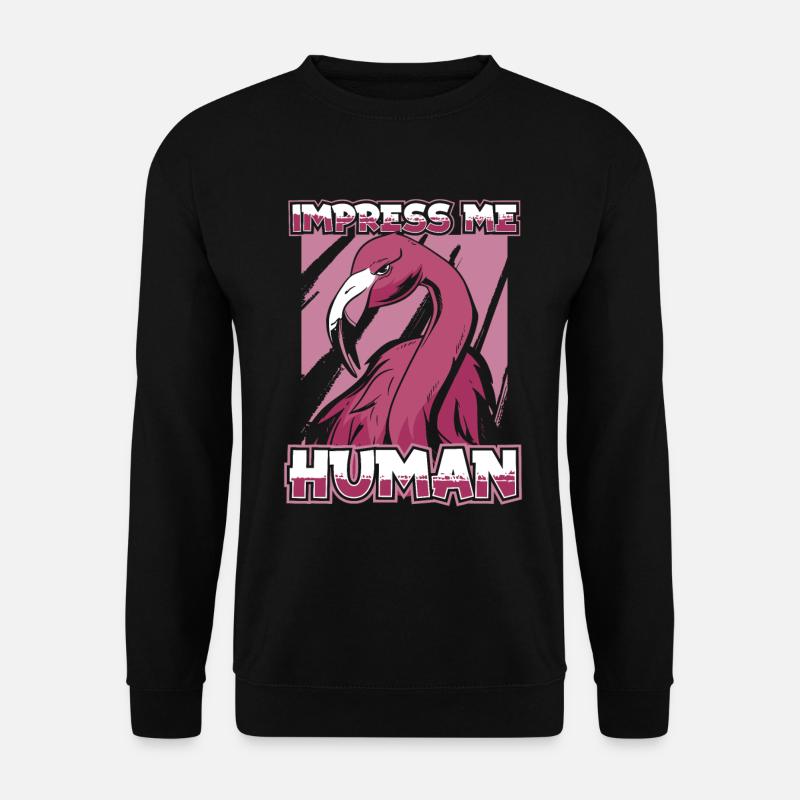 Flamingo - Unisex Sweatshirt - black