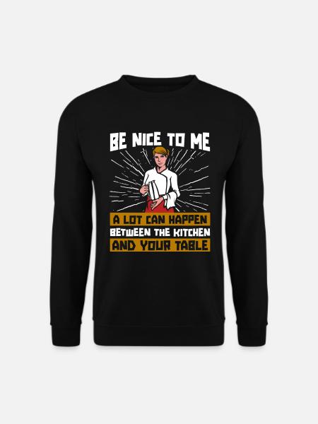 Kellner Kellnerin - Unisex Pullover - Schwarz