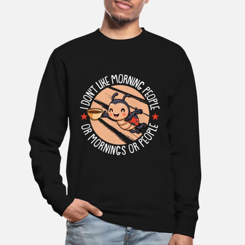 Ladybug Modschegiebchen Mariechenkäfer Sweat-shirt Unisexe