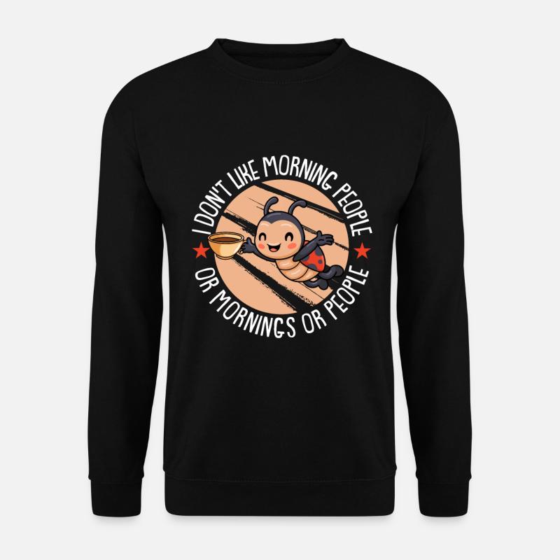 Ladybug Modschegiebchen Mariechenkäfer - Sweat-shirt Unisexe - noir