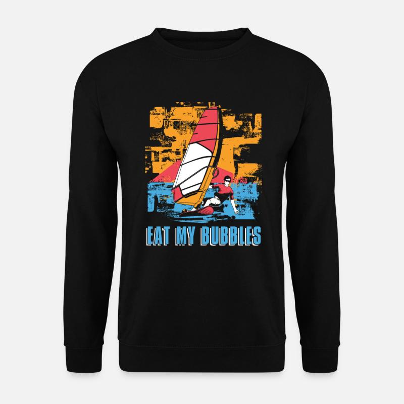 Windsurfing Windsurfen - Unisex Sweatshirt - black