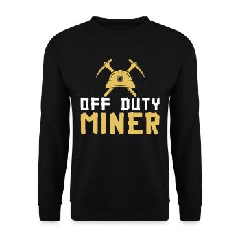 Gold Mining Gold Mine - Unisex Sweatshirt - black - Front - Alina (178cm) & Michal (187cm)