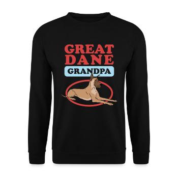 | great dane dogs Cadeau de propriétaire de chien - Sweat-shirt Unisexe - noir - Devant - Alina (178cm) & Michal (187cm)