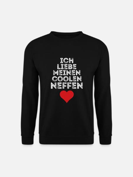 Ich liebe meinen coolen Neffen - Unisex Pullover - Schwarz