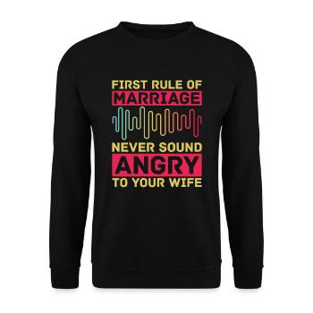 Tontechniker Sound Audio Engineer - Unisex Pullover - Schwarz - Vorne - Alina (178cm) & Michal (187cm)