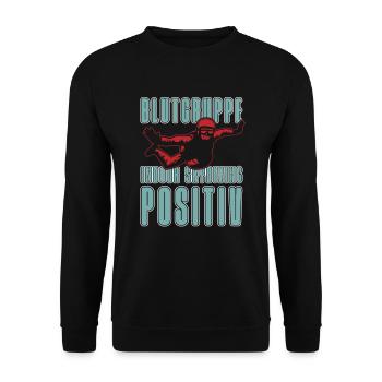 Indoor Skydiving - Unisex Sweatshirt - black - Front - Alina (178cm) & Michal (187cm)