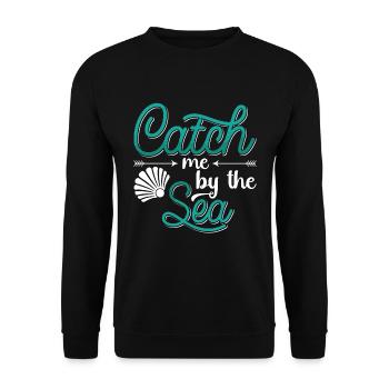 Freitaucher Apnoe Tauchen Freitauchen Geschenk - Unisex Pullover - Schwarz - Vorne - Alina (178cm) & Michal (187cm)
