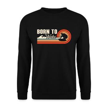 Wakeboard Wakeboarder Wakeboarding Cadeau - Sweat-shirt Unisexe - noir - Devant - Alina (178cm) & Michal (187cm)
