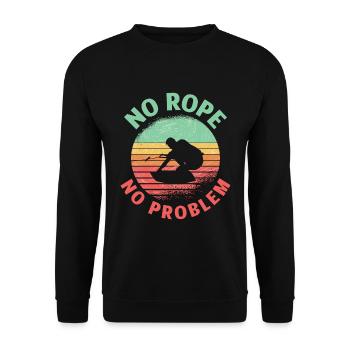 Wakeboard WakeboardIng Wakeboarder Cadeau - Sweat-shirt Unisexe - noir - Devant - Alina (178cm) & Michal (187cm)