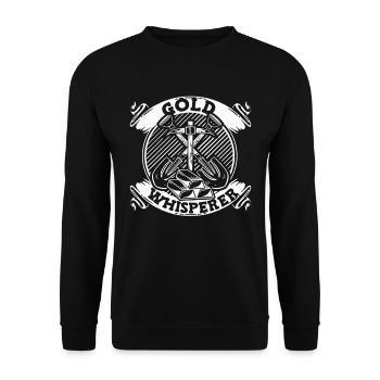 Mine d’or minière - Sweat-shirt Unisexe - noir - Devant - Alina (178cm) & Michal (187cm)