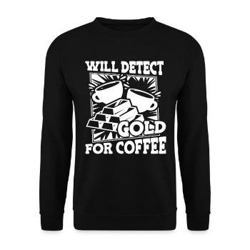 Gold Mining Gold Mine - Unisex Sweatshirt - black - Front - Alina (178cm) & Michal (187cm)