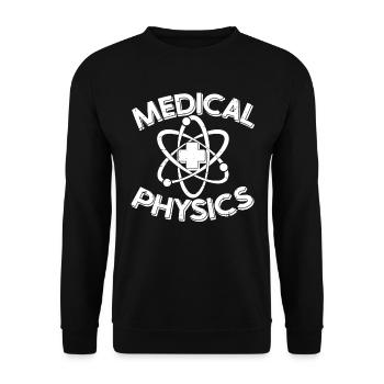 Physicien physicien - Sweat-shirt Unisexe - noir - Devant - Alina (178cm) & Michal (187cm)