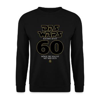 Ça y est, j’ai maintenant 60 ans - Sweat-shirt Unisexe - noir - Devant - Alina (178cm) & Michal (187cm)