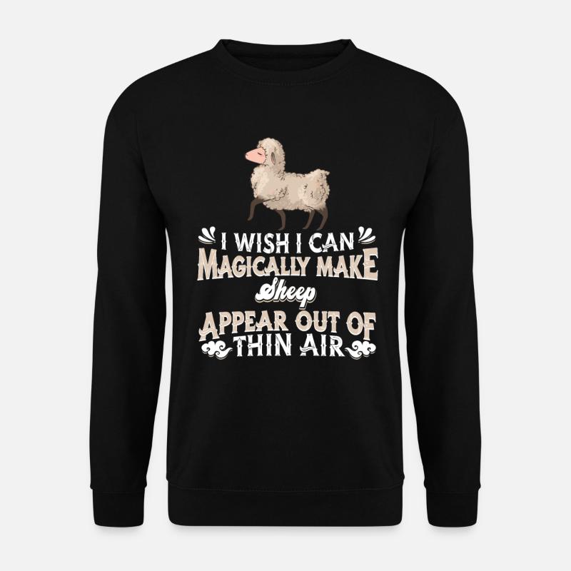 Sheep Shepherd - Unisex Sweatshirt - black