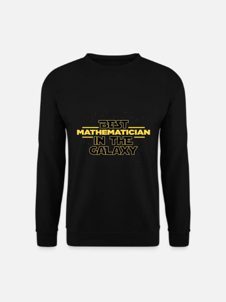 Best Mathematician in the galaxy mathematics - Unisex Pullover - Schwarz