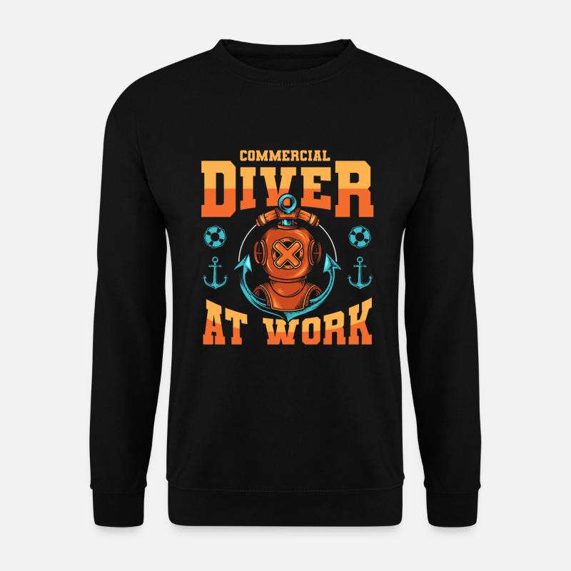 Plongée sous-marine Plongeurs Plongée - Sweat-shirt Unisexe - noir