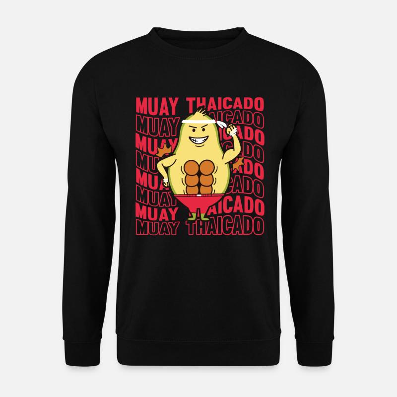 Muay Thai Boxing Thaiboxen Boxer - Unisex Pullover - Schwarz