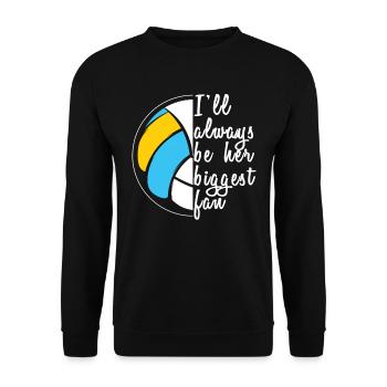 Volleyball Beachvolleyball - Unisex Pullover - Schwarz - Vorne - Alina (178cm) & Michal (187cm)