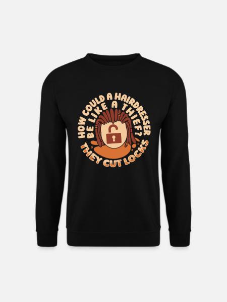Friseur Frisör Haare Frisur Haarstylist - Unisex Pullover - Schwarz
