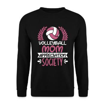Volleyball Volleyball de plage - Sweat-shirt Unisexe - noir - Devant - Alina (178cm) & Michal (187cm)