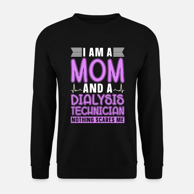 Dialysetechniker Dialyse Nephrologie Geschenk - Unisex Pullover - Schwarz