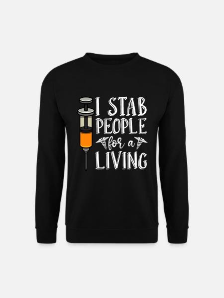 Nephrologie Dialyse Dialysetechniker Geschenk - Unisex Pullover - Schwarz