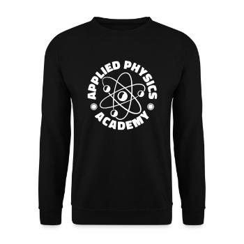 Physicien physicien - Sweat-shirt Unisexe - noir - Devant - Alina (178cm) & Michal (187cm)