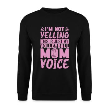 Volleyball Volleyball de plage - Sweat-shirt Unisexe - noir - Devant - Alina (178cm) & Michal (187cm)