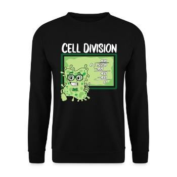 Biology Biologist Scientist - Unisex Sweatshirt - black - Front - Alina (178cm) & Michal (187cm)