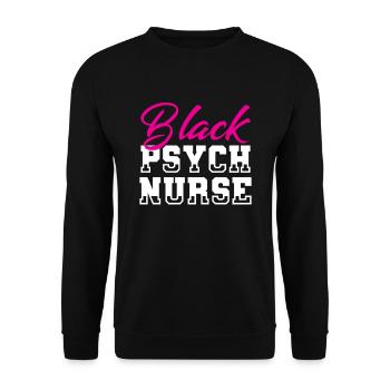 Infirmier - Sweat-shirt Unisexe - noir - Devant - Alina (178cm) & Michal (187cm)