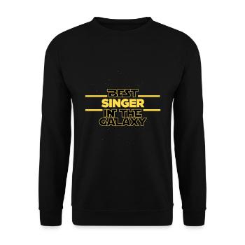 Meilleur chanteur de la musique de la galaxie - Sweat-shirt Unisexe - noir - Devant - Alina (178cm) & Michal (187cm)