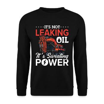 Excavator driver Excavator Construction worker Excavators Gift - Unisex Sweatshirt - black - Front - Alina (178cm) & Michal (187cm)
