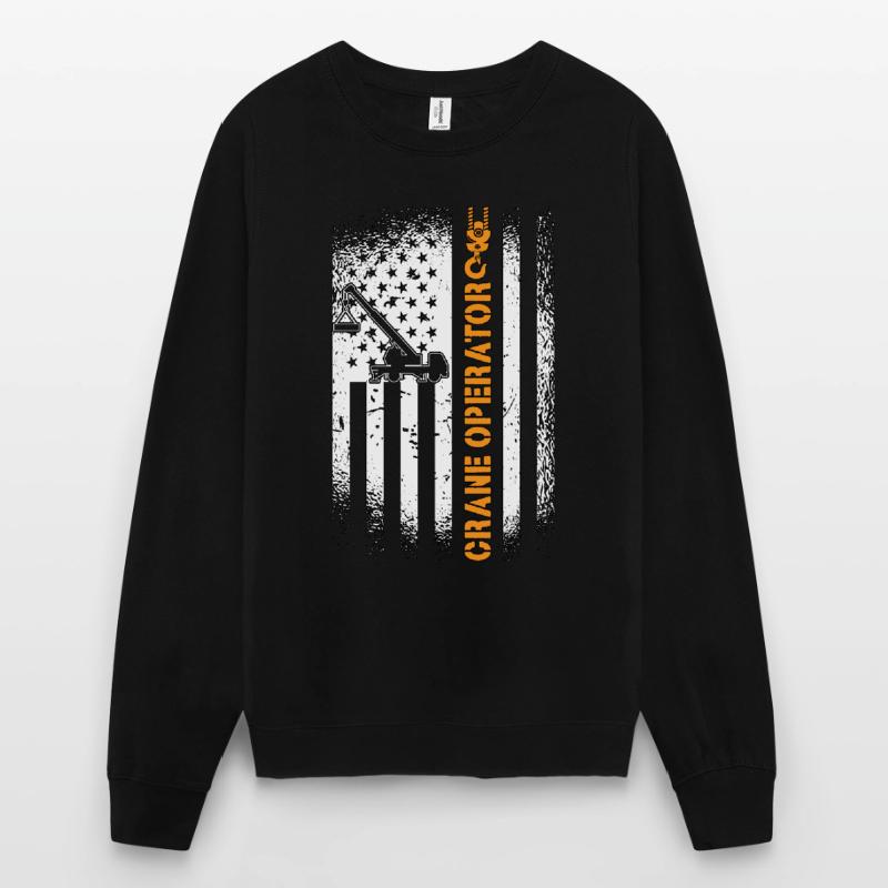 Crane Operator Construction Worker Crane Driver Work Gift Unisex Sweatshirt