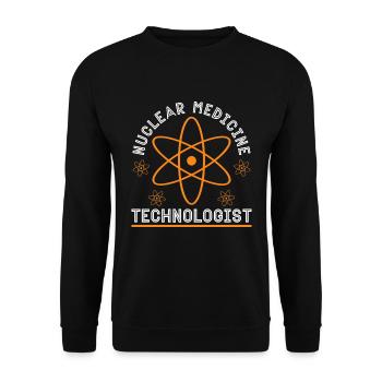 Radiologie Rad Tech Röntgentechniker Geschenk - Unisex Pullover - Schwarz - Vorne - Alina (178cm) & Michal (187cm)